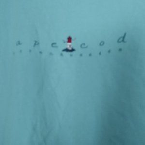 Women's Cape Cod Aqua Short Sleeve Cuffy's T-shirt 2xl